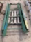 Pallet racking; 2 uprights 42in. deep x 90in. tall, 2 load beams 89in. x 3.75in.