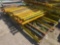 Pallet racking; 4 uprights 3ft. deep x 11.5ft. tall, 30 load beams 58in. x 3.5in.