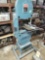 Bandsaw for wood, Enco 18 in. on roller cart, Working condition.