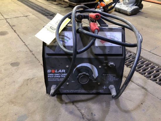 Battery load tester, Solar, 1000 amp, 6-12-24 volt, 2 years old, Working condition.