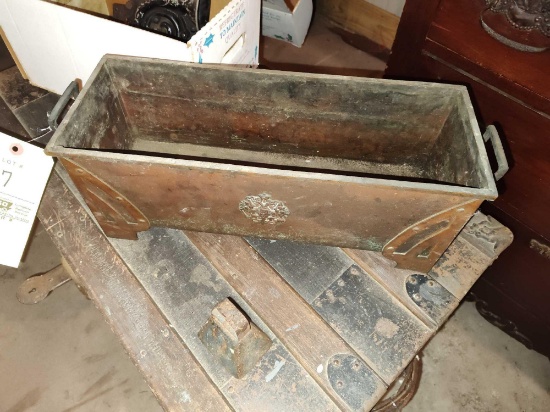 Brass, Copper Planter?? Early Car parts
