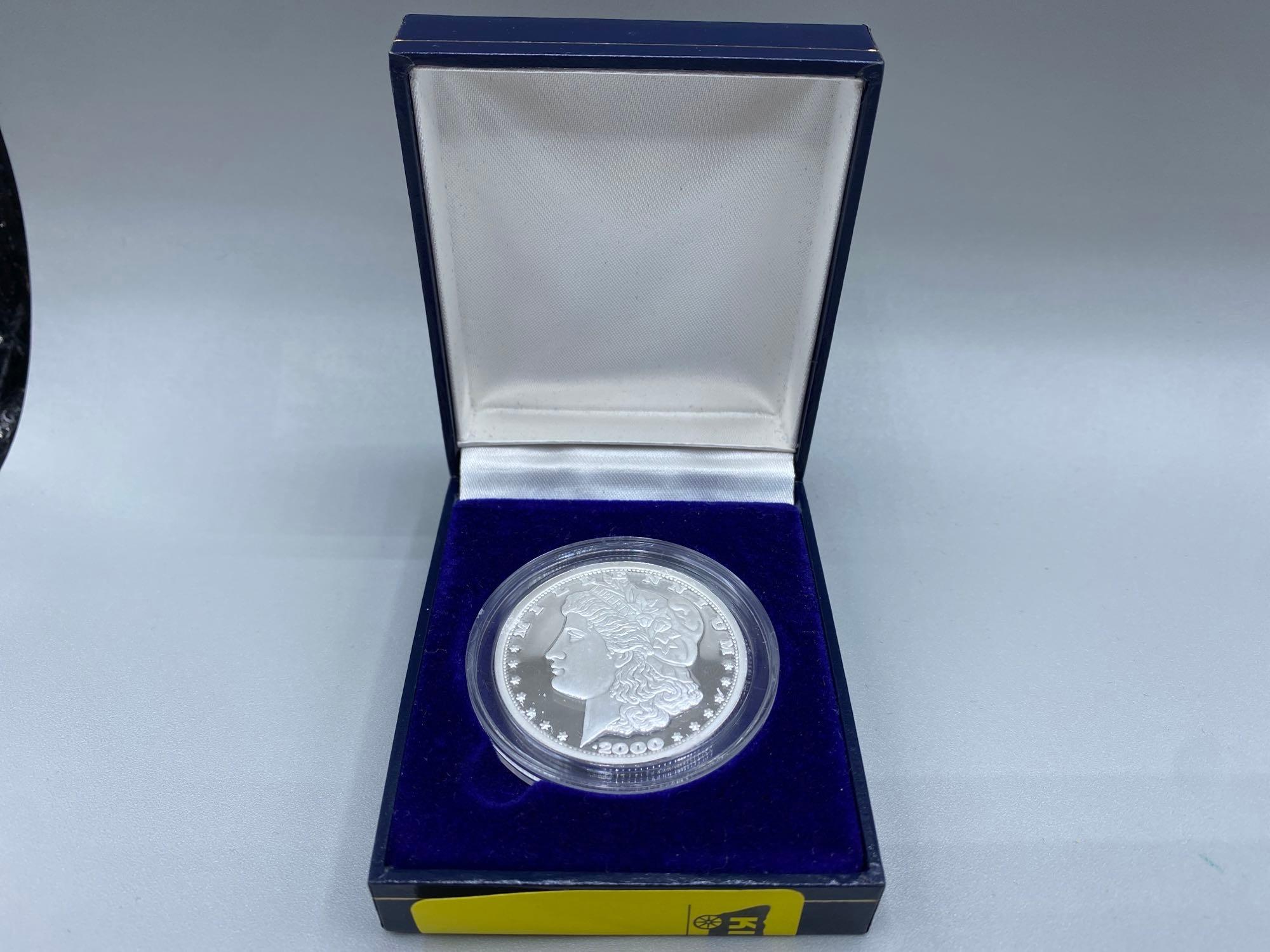 Silver 2000 .999 Silver 2000 Morgan Proof Dollar Silver Round | Proxibid
