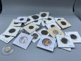 Assorted silver & non silver coins, Collectors grouping