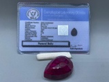Certified Natural Ruby 85.150 CTS