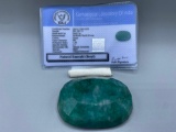 Certified Natural Emerald 360.150 CTS