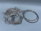 Sterling Silver necklace, bracelets