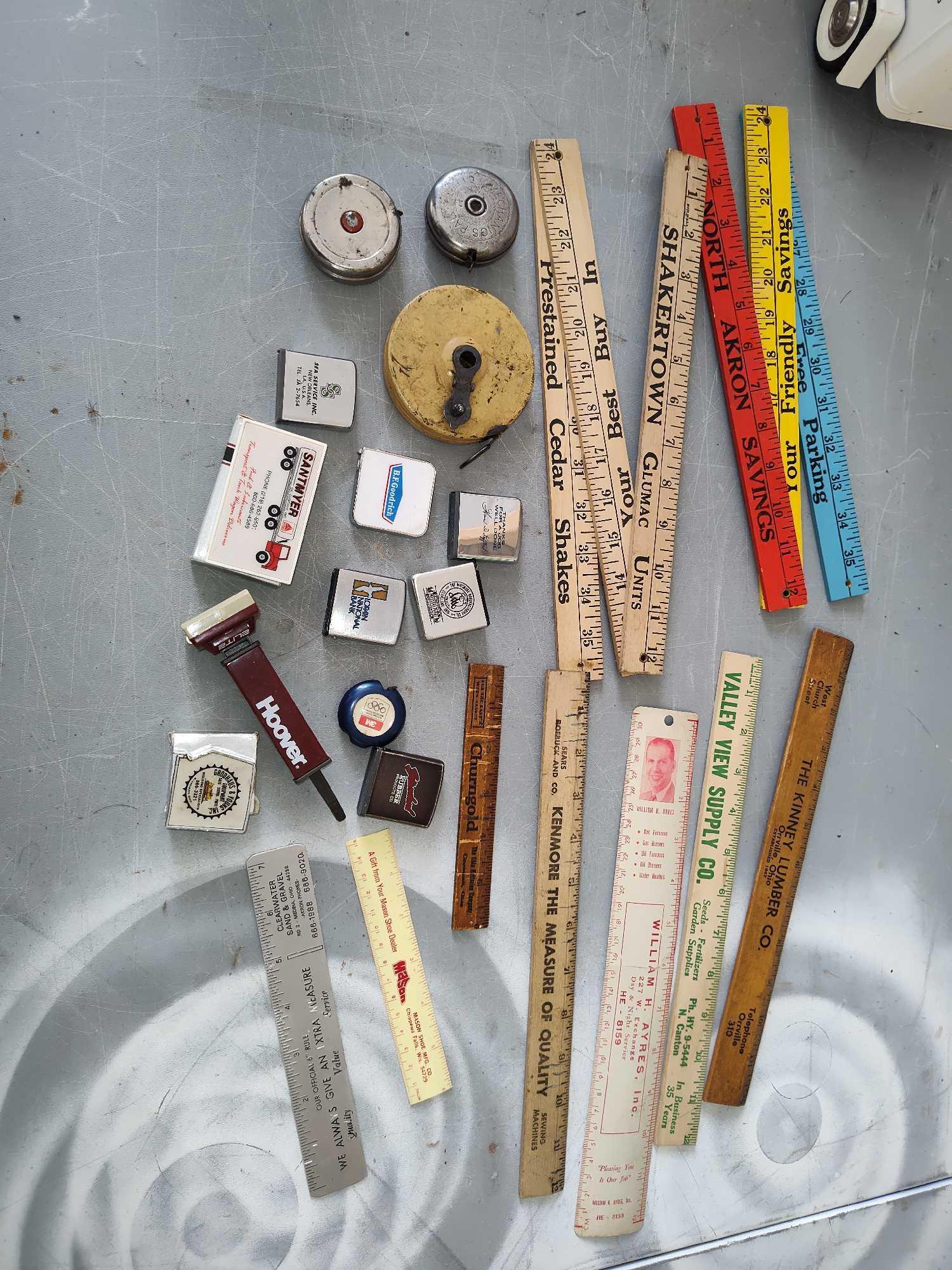 Advertising Tape Measures, Rulers, Goodrich, Proxibid