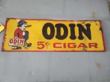 Odin 5 Cent Cigar Tin Embossed Sign 28
