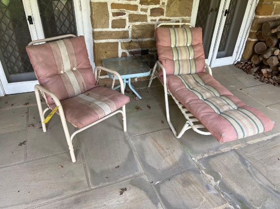 Patio Chair, Lounger, Table