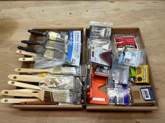 Paint Brushes, Hardware, Post Leveler