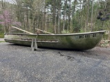 Meyers 12 ft aluminum Jon boat w/ oars & anchor