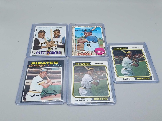 5 Topps Willie Stargell Baseball Cards