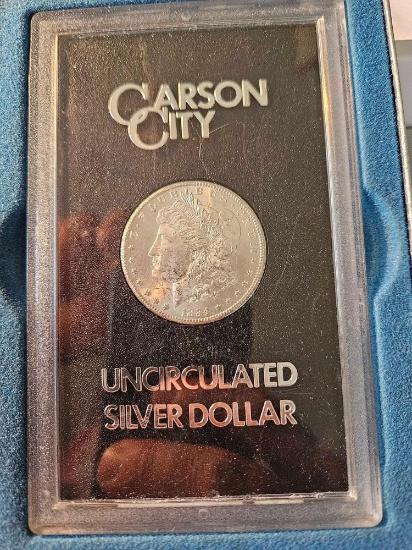 1884 Carson City morgan dollar, unc