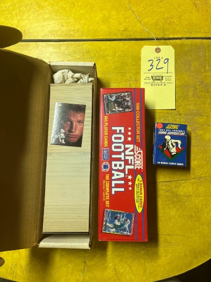 3 boxs of 1990-1991 Score NFL trading cards