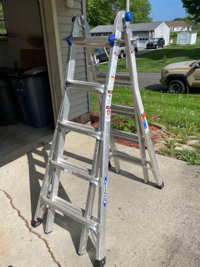 Werner 21 Foot Aluminum Folding Ladder