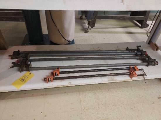 6Pipe Clamps - (4) 4 Foot, (2) 30 In.