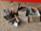 Group of automotive dashes radios, some packard