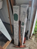 Yard tools and 3 shop lights