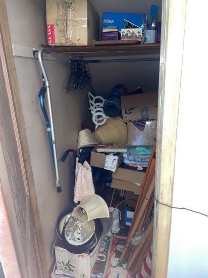 Closet Contents - Walker, Household, Hardware, Lighting, & more