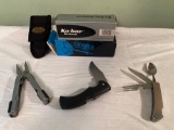 Gerber multi tool, Gerber Gator, Ka-Bar camp knife