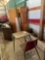 assorted cabinets, tv stands, school desk