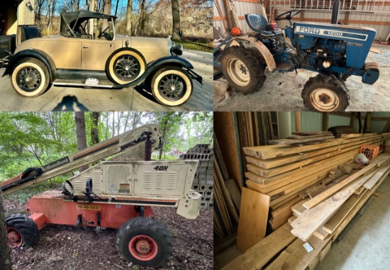 Ford Model A, Backhoe, Dozer, Lumber- 22657 - Jeff