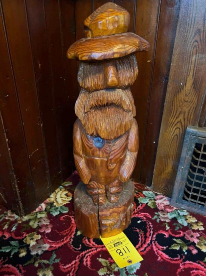 Carved Wood Man