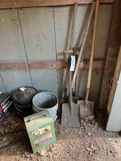 Shovels and Golf Cart Charger