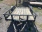 2015 Quality 5 X 8 single axle trailer with drop gate