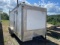 2010 7 X 16 United box trailer with side door and rear swinging doors