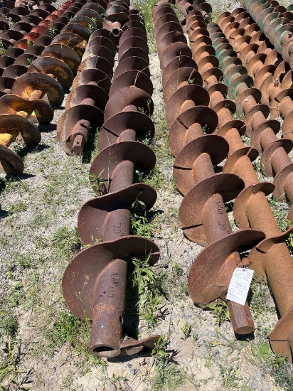 11 pcs total of boring augers