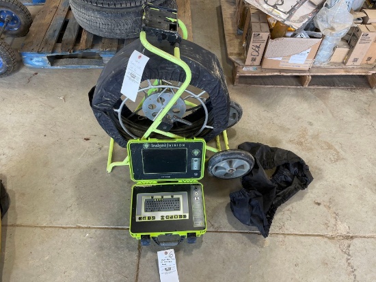 sewer push camera with detectable sound