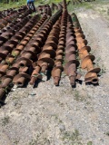 9 pieces of 20ft long 16 inch boring augers