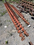 5 pieces of 8 inch boring augers