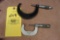 2 Brown & Sharpe Micrometers
