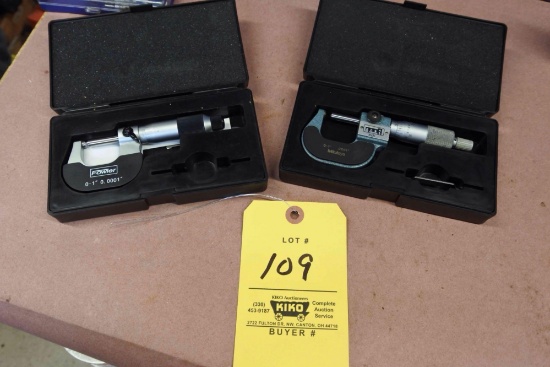 Mitutoyo and Fowler Micrometers