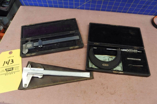 Central Tool FWP and Brown & Sharpe machinist tools