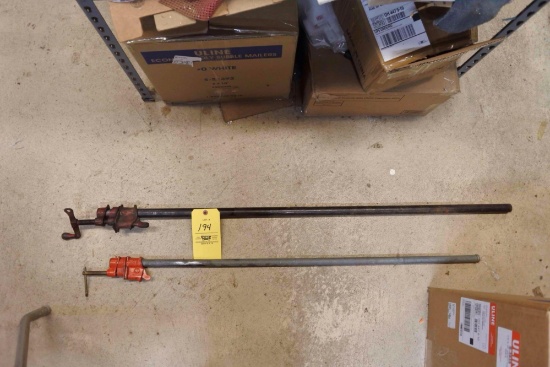2 vintage Pipe Clamps