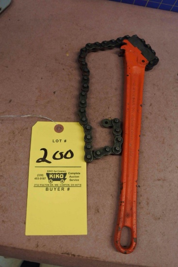 Ridgid Chain Pipe Wrench