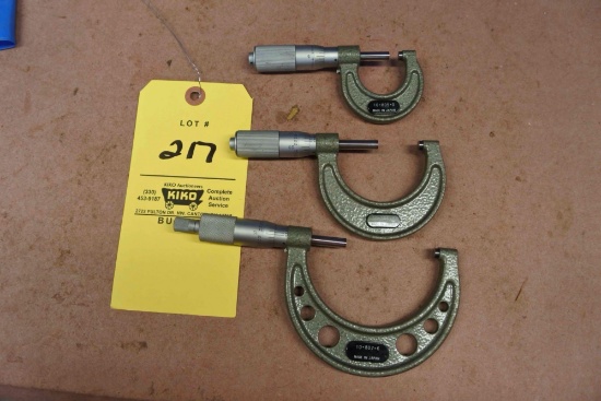 Set of 3 SPI Micrometers