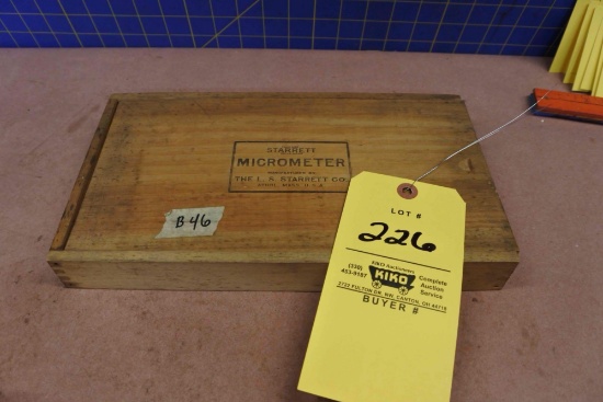 Starrett 4-5 inch Micrometer