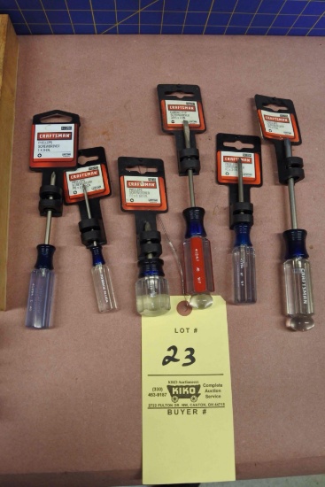 6 New Craftsman Screwdrivers