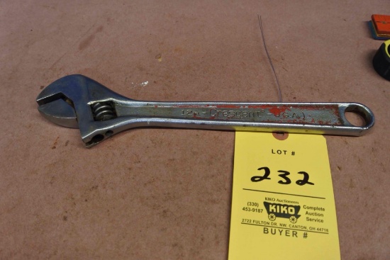 Heavy Duty 12 inch Crescent Wrench