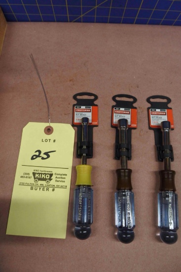 3 New Craftsman Nut Drivers