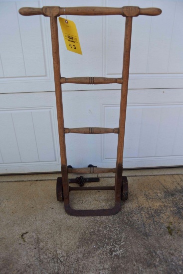 Antique small merchants hand cart
