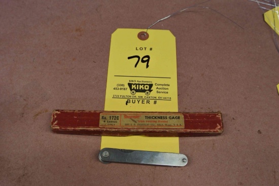 Starrett 66 and 172 G thickness gages