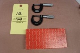 3 Starrett micrometers