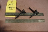Starrett and USA rulers with Center finders