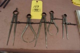 Starrett Craftsman and other calipers