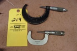2 Brown & Sharpe Micrometers